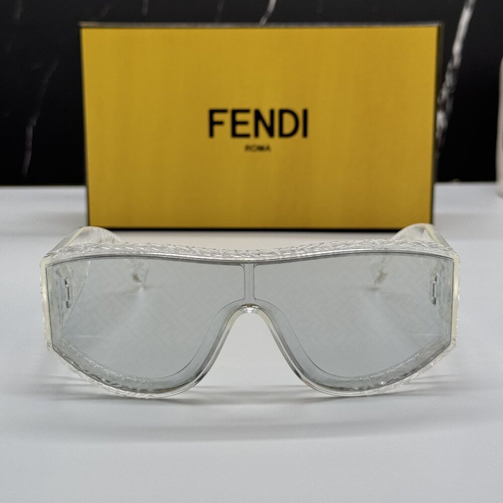 NEW FENDI GREY SUNGLASSES UNISEX EYEWEAR FENDI FE40128I 26C